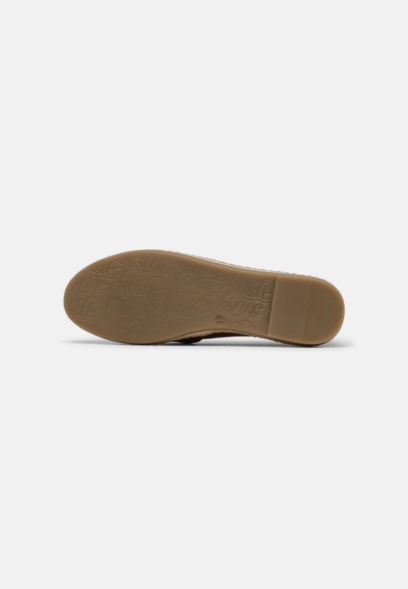 Anna Field Best Sale Espadrilles Låga Skor Dam Bruna | SE-VGSCYQ075