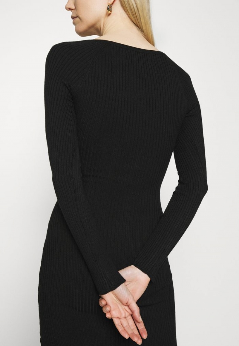 Anna Field Best Sale Jumper Klänning Dam Svarta | SE-RPJFDX132