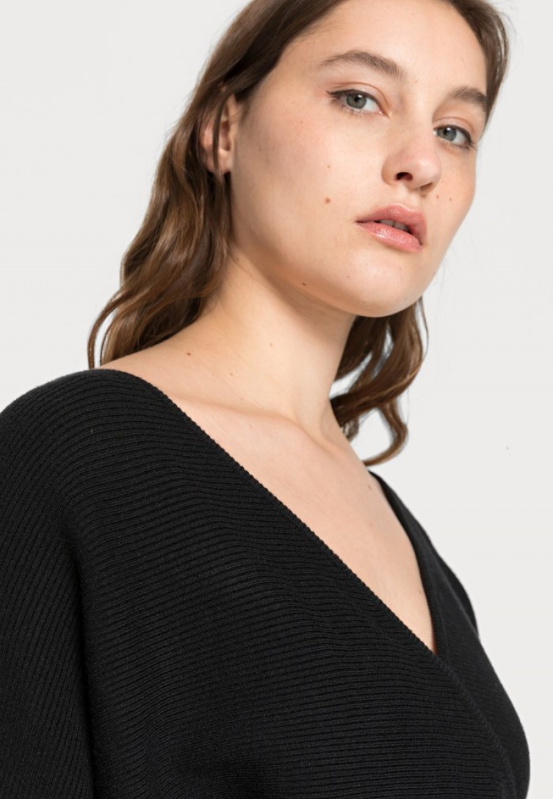 Anna Field Best Sale Jumper Klänning Dam Svarta | SE-KULTEI309