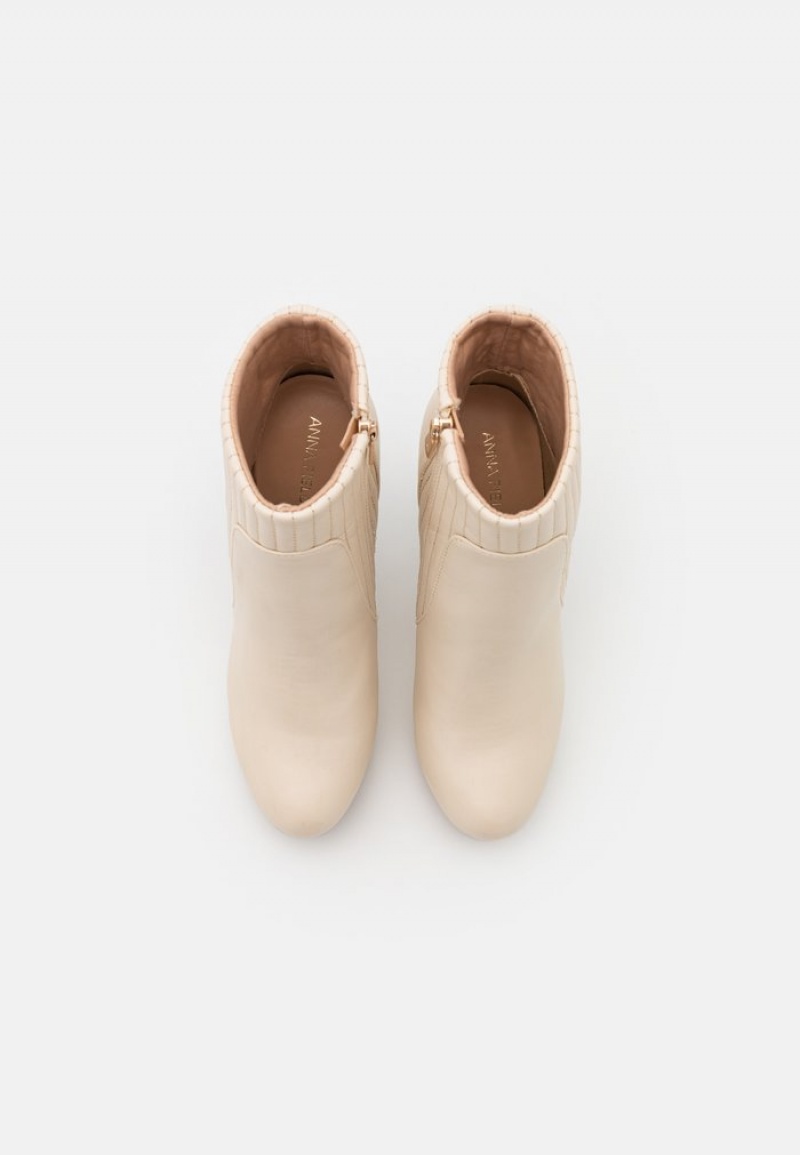 Anna Field Best Sale Platform Stövletter Dam Beige | SE-VXDOSN693