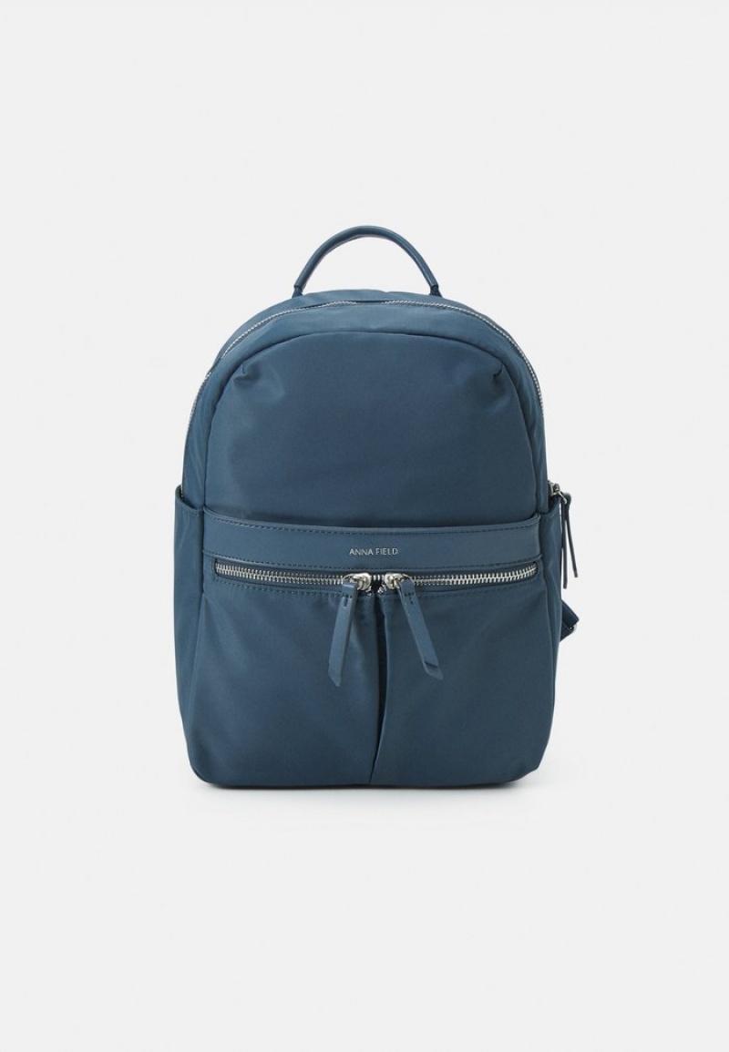 Anna Field Best Sale Rucksack Ryggsäck Dam Blå | SE-RVWUFZ487