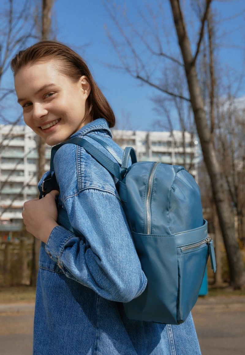 Anna Field Best Sale Rucksack Ryggsäck Dam Blå | SE-RVWUFZ487