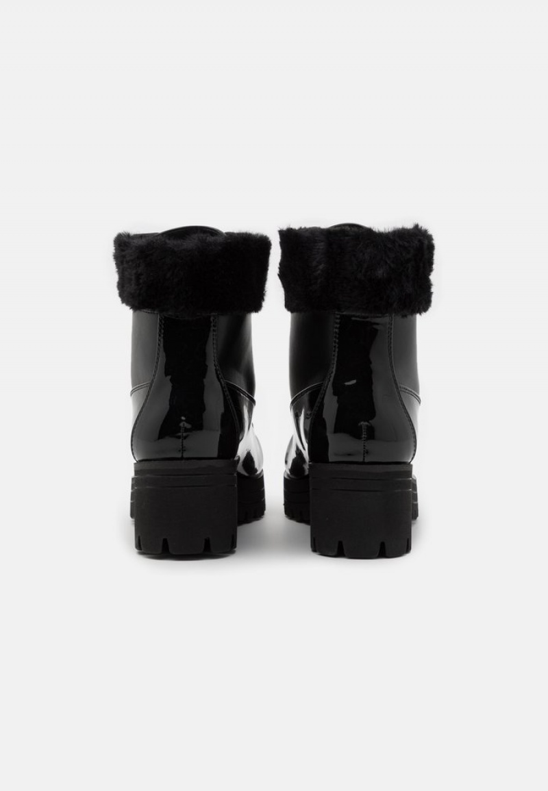 Anna Field Best Sale Vinter Booties Platform Vinterkängor Dam Svarta | SE-NCHJEP137