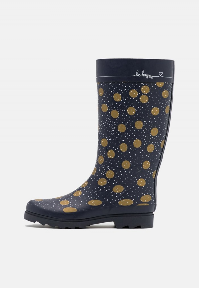 Anna Field Best Sale Wellies Stövlar Dam Mörkblå | SE-BNMVCQ953