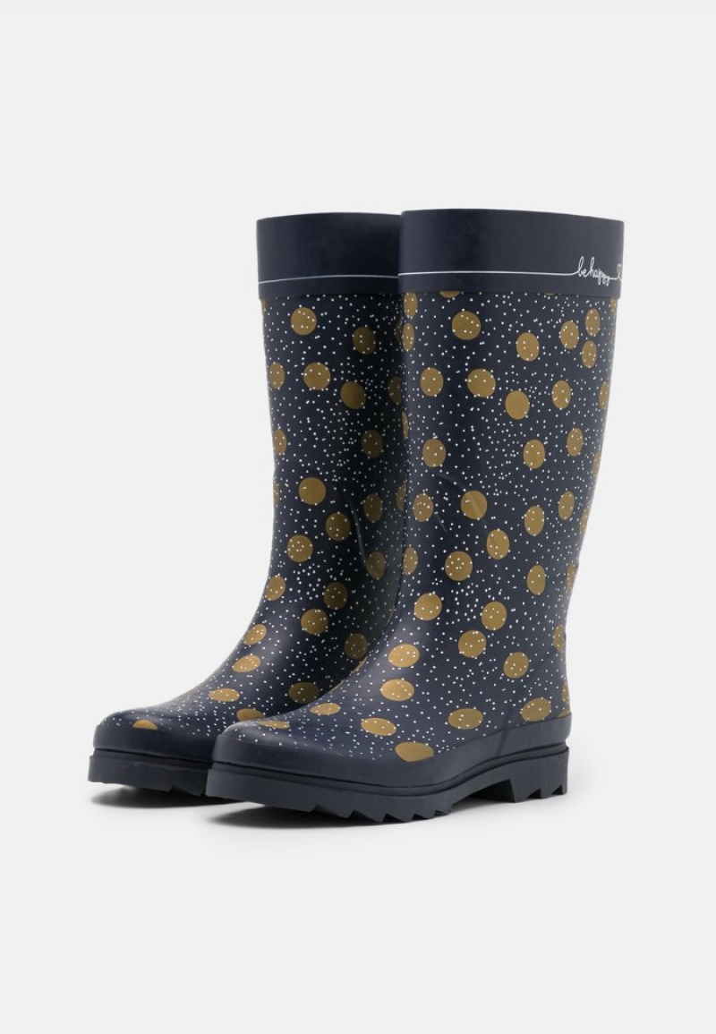 Anna Field Best Sale Wellies Stövlar Dam Mörkblå | SE-BNMVCQ953