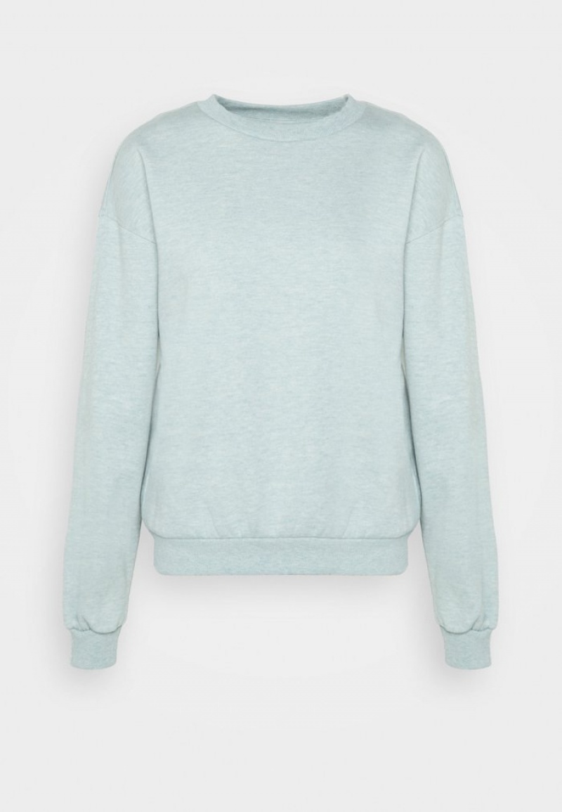 Anna Field Brand New Sweatshirt Pullover Dam Blå | SE-DHPOLA765