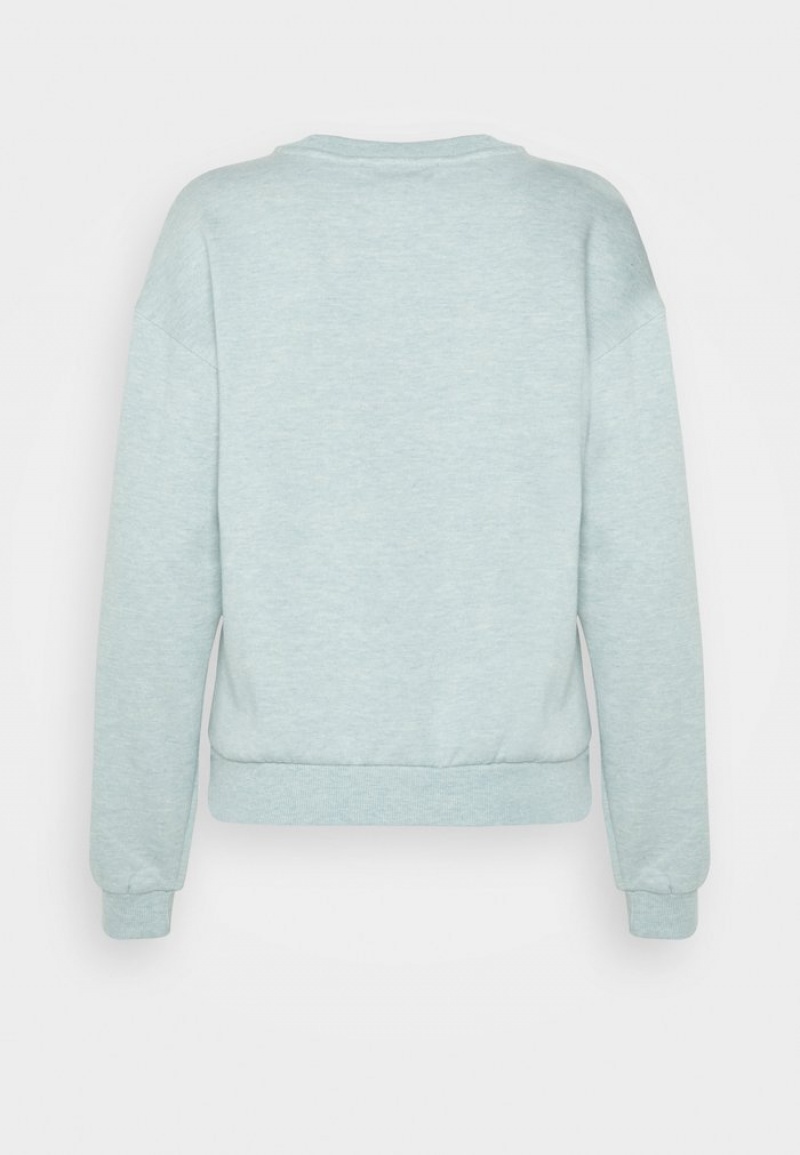 Anna Field Brand New Sweatshirt Pullover Dam Blå | SE-DHPOLA765