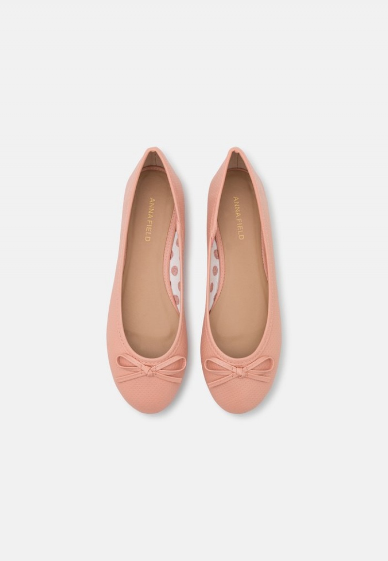 Anna Field Budget 2 Pack Ballet Pumps Ballerina Dam Guld | SE-FVKGUT041