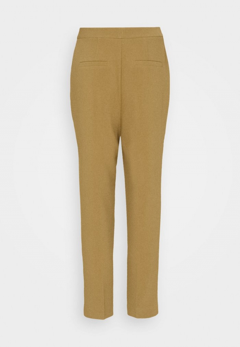 Anna Field Budget Basic Business Pant Slim Leg Långbyxor Dam Bruna | SE-CIMRBL825