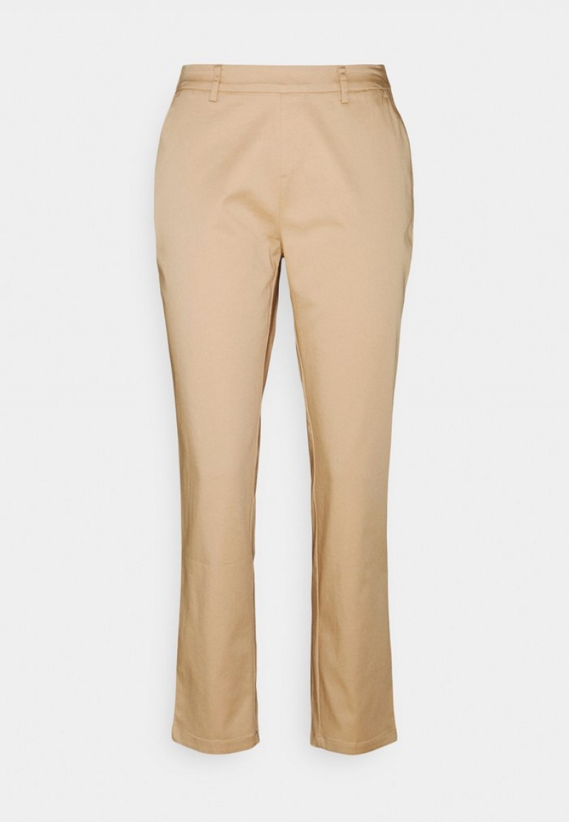 Anna Field Budget Basic Chino Byxor Dam Beige | SE-GWPORI954