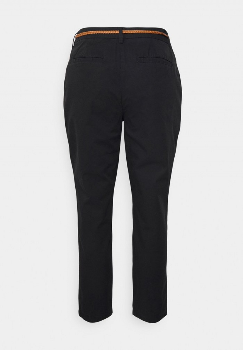 Anna Field Budget Chino Byxor Dam Svarta | SE-HSIXRT921