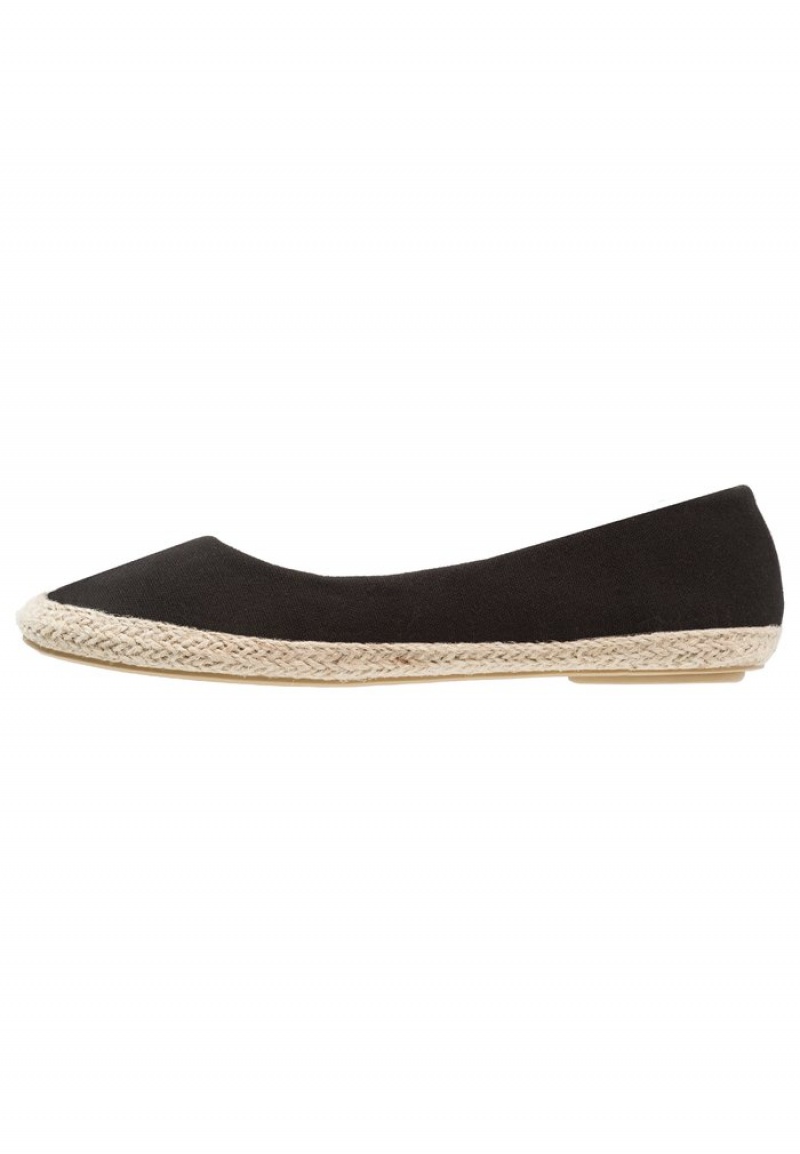 Anna Field Budget Espadrilles Ballerina Dam Svarta | SE-YIDEWG579