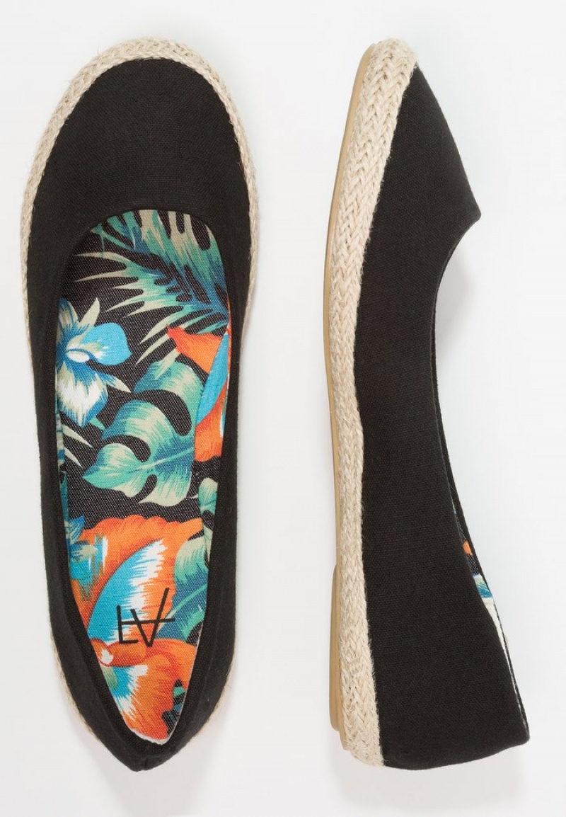 Anna Field Budget Espadrilles Ballerina Dam Svarta | SE-YIDEWG579