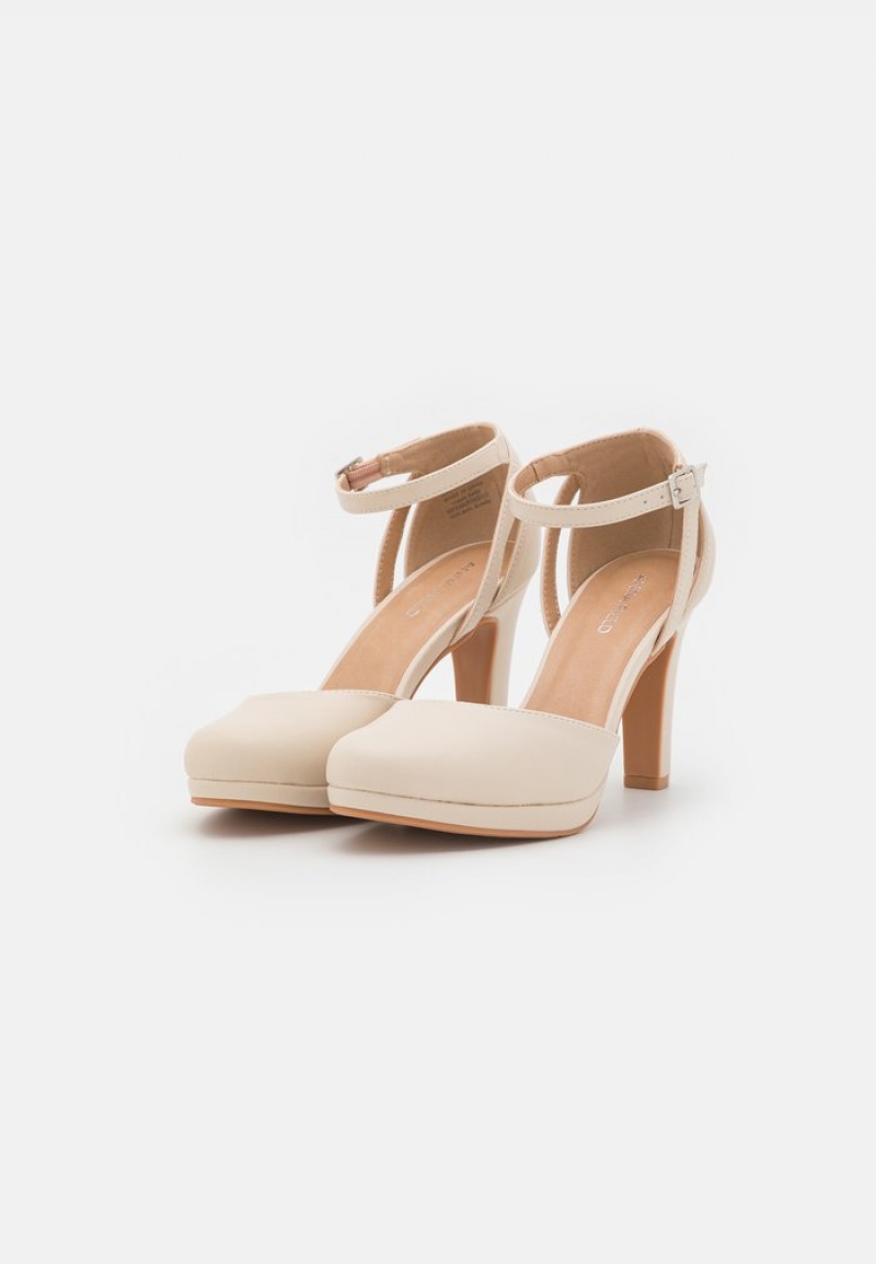 Anna Field Budget High Heels Klackar Dam Beige | SE-QBOXGR135