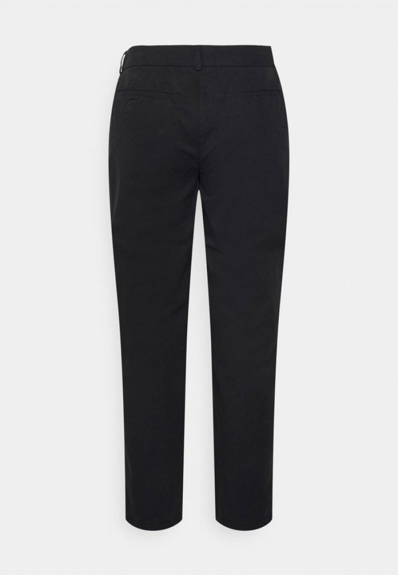 Anna Field Budget Vanliga Washed Chino Byxor Dam Svarta | SE-KUSILB391