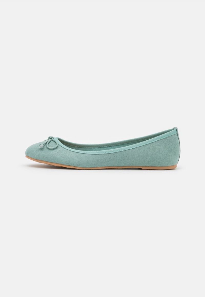 Anna Field Buy Ballet Pumps Ballerina Dam Mintgröna | SE-AFLUTP746