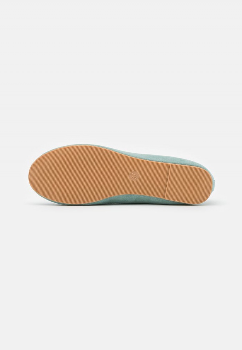 Anna Field Buy Ballet Pumps Ballerina Dam Mintgröna | SE-AFLUTP746