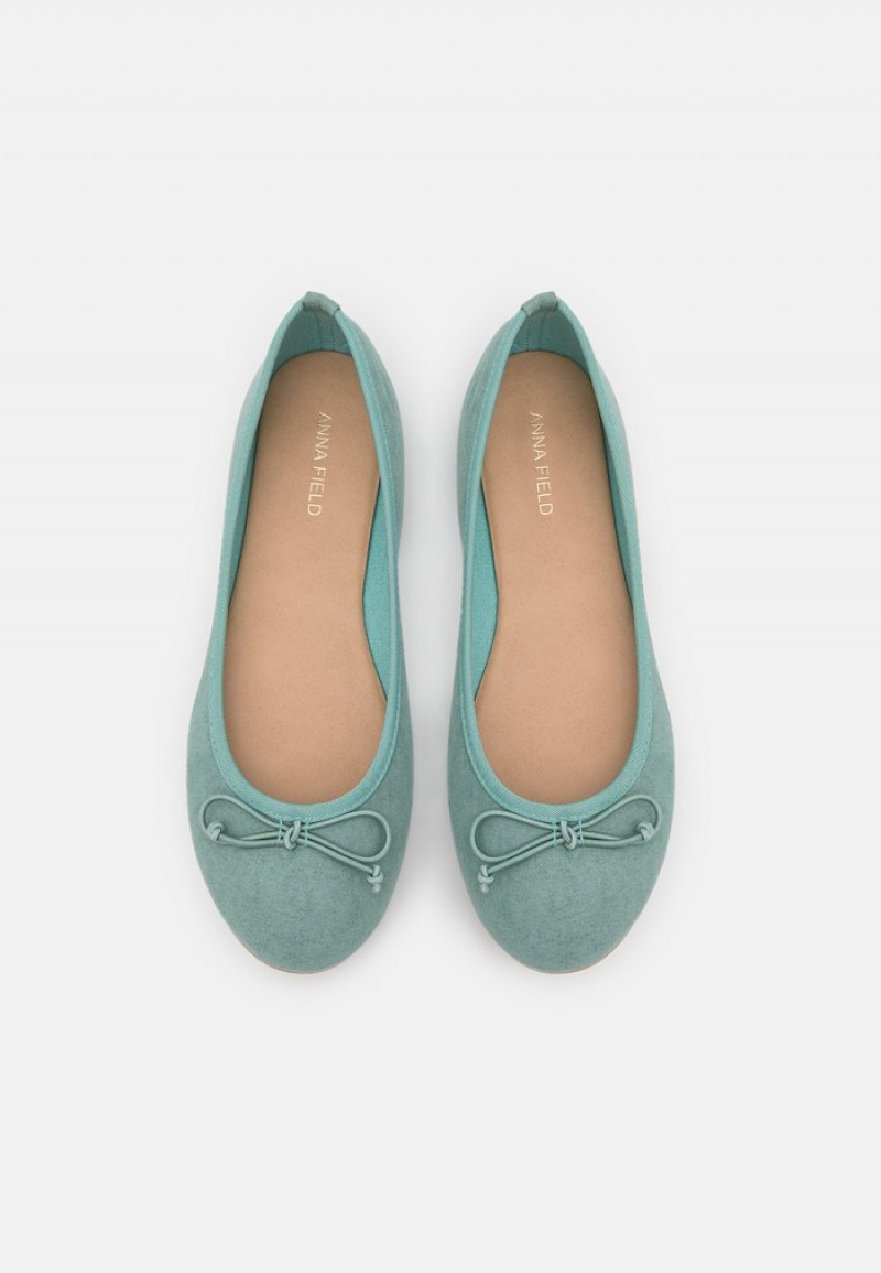 Anna Field Buy Ballet Pumps Ballerina Dam Mintgröna | SE-AFLUTP746