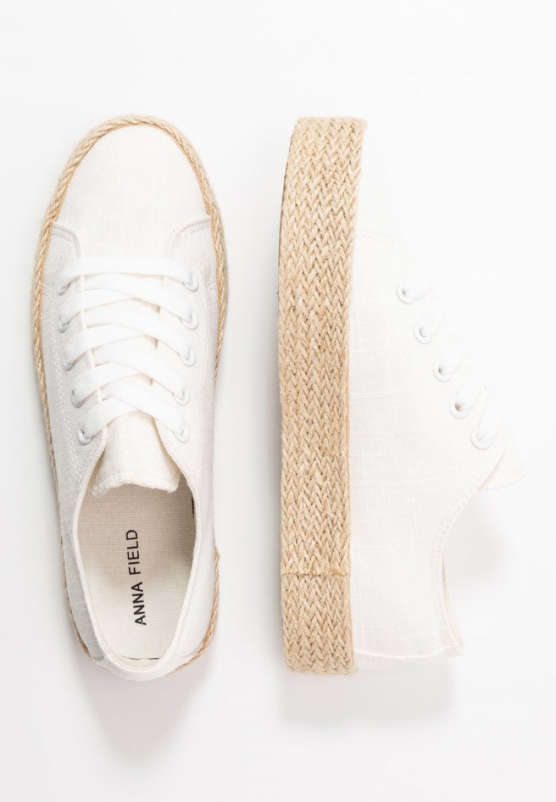 Anna Field Buy Espadrilles Låga Skor Dam Vita | SE-VUHEQC032