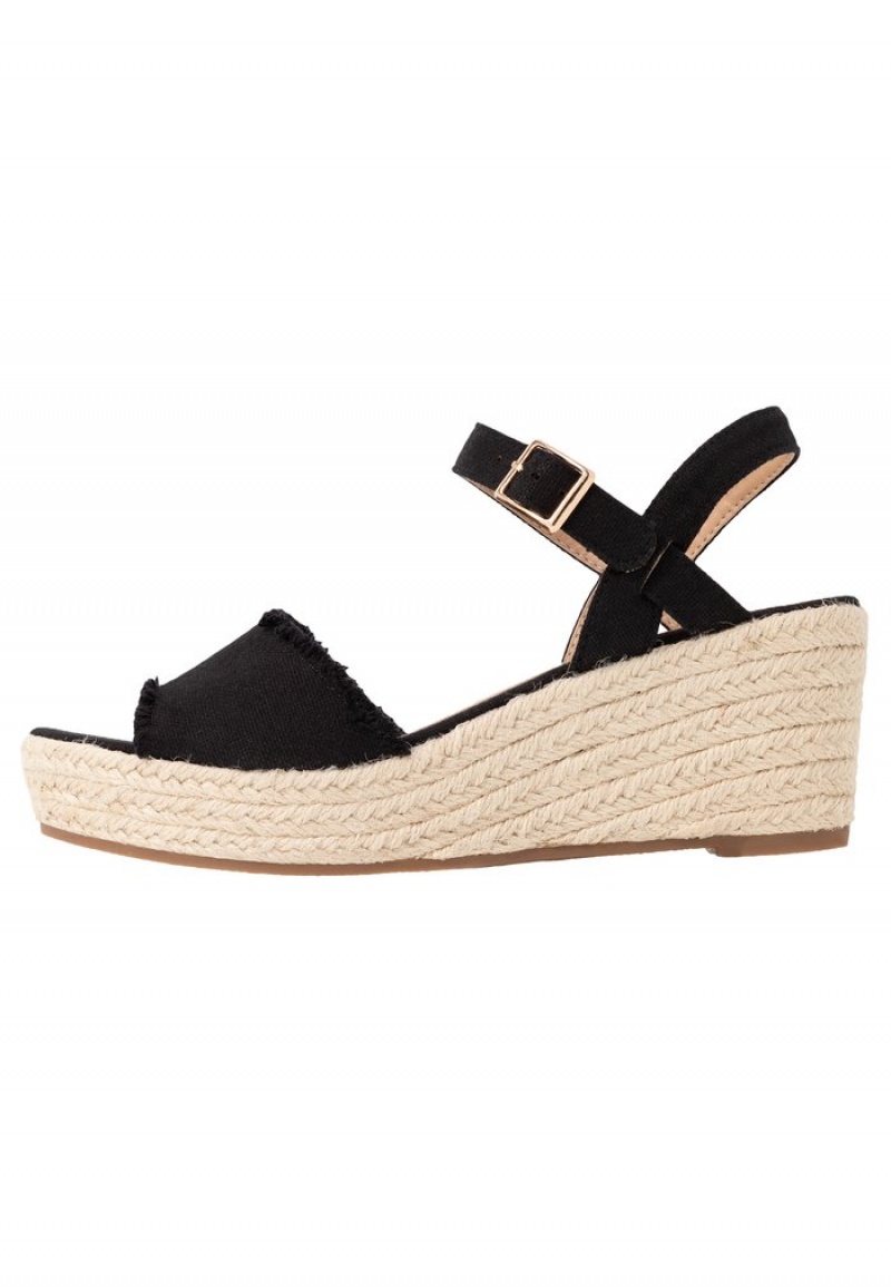 Anna Field Buy Espadrilles Sandaler Dam Svarta | SE-YNXDRQ205