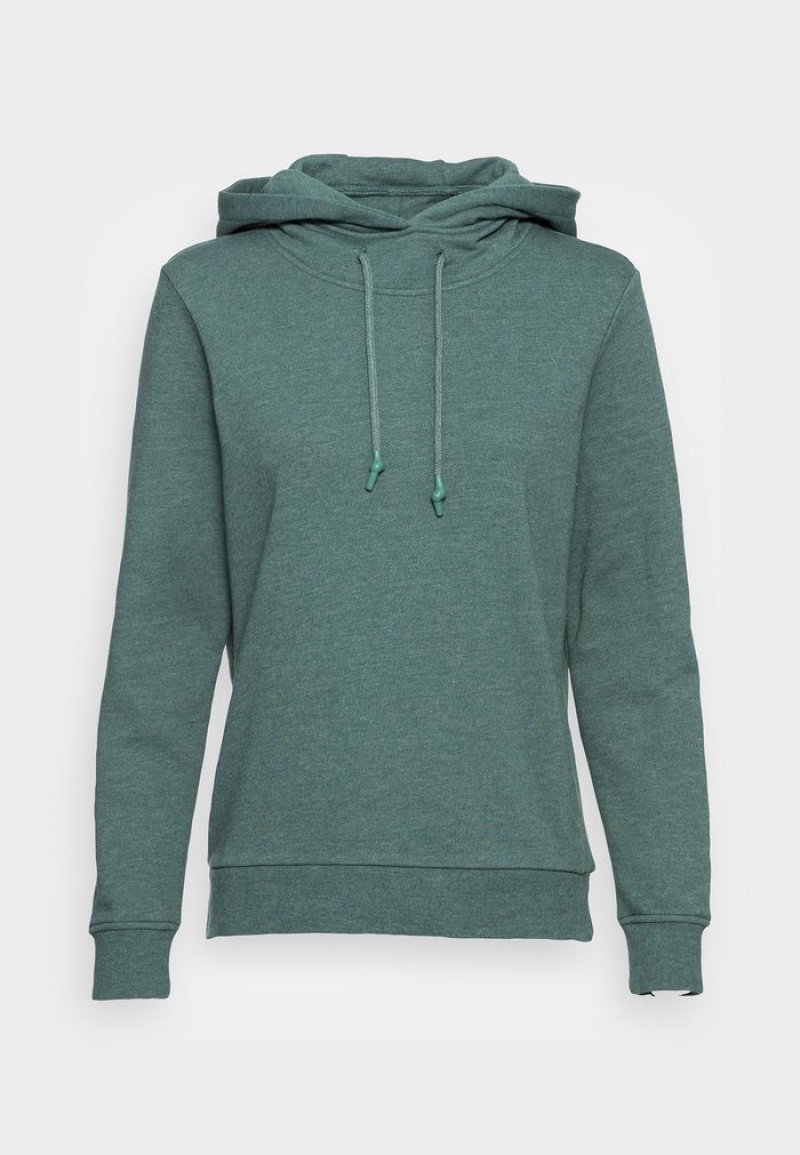 Anna Field Buy Funnel Neck Hooded Hoodie Pullover Dam Turkos | SE-POKBXE598