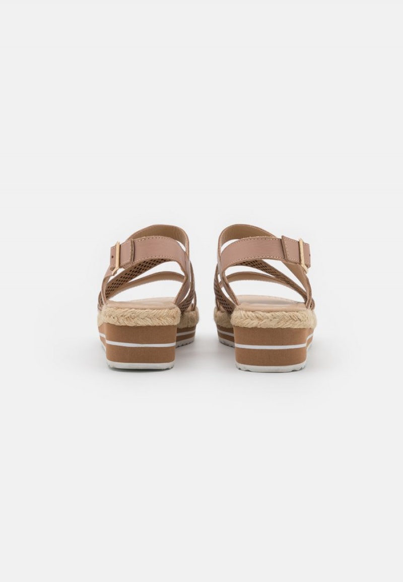 Anna Field Buy Leather Espadrilles Sandaler Dam Beige | SE-XGTCYS265