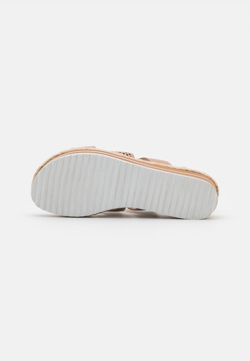 Anna Field Buy Leather Espadrilles Sandaler Dam Beige | SE-XGTCYS265