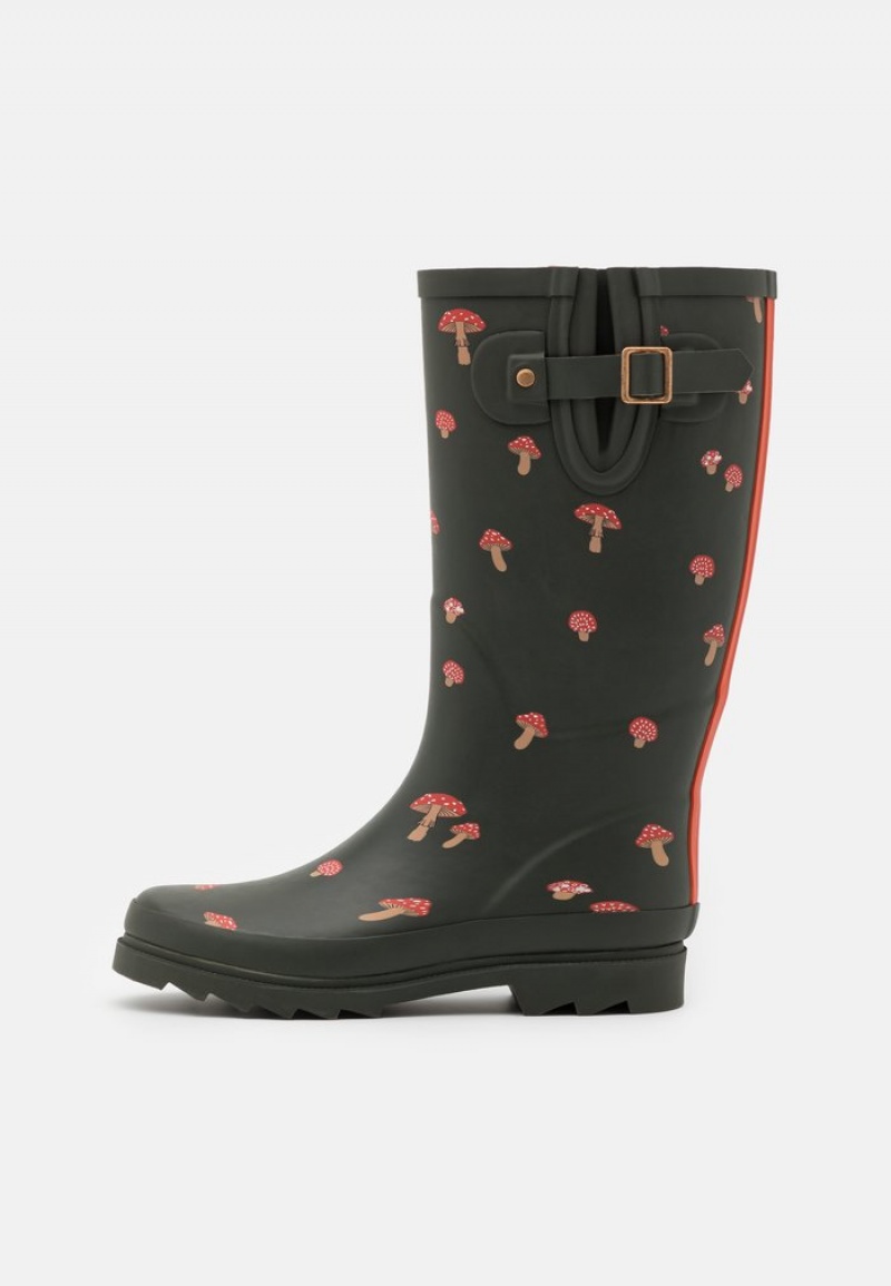 Anna Field Buy Wellies Stövlar Dam Mörkgröna | SE-NFJTEG830