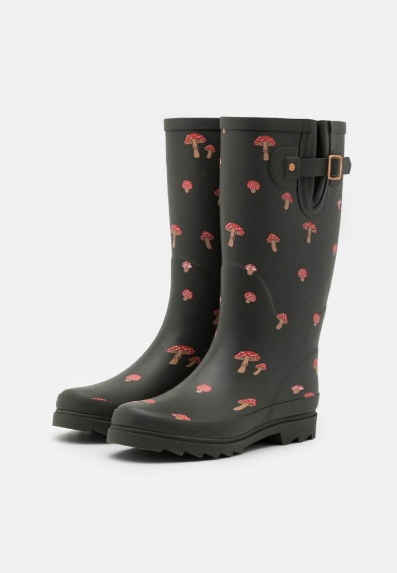 Anna Field Buy Wellies Stövlar Dam Mörkgröna | SE-NFJTEG830