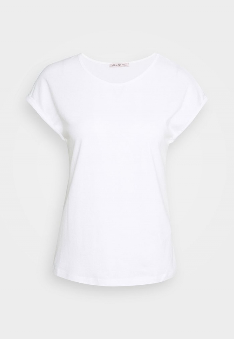 Anna Field Cheap 3 Pack Basic T-Shirt Dam Svarta | SE-XWSEKJ249