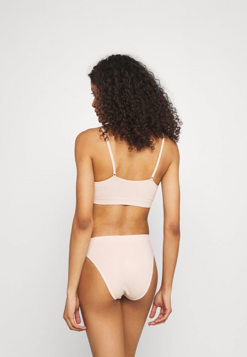 Anna Field Cheap 3 Pack Seamless Kalsonger Dam Beige | SE-QONIPZ948