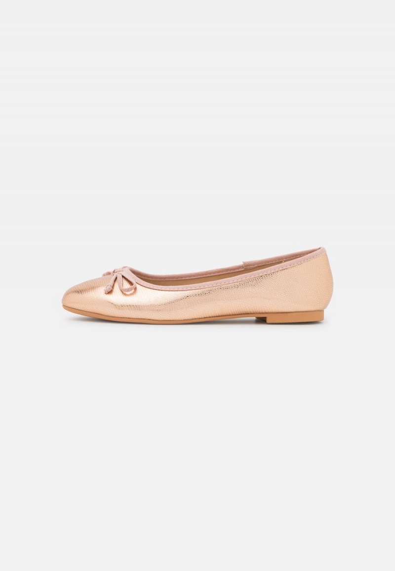 Anna Field Cheap Ballet Pumps Ballerina Dam Rosa Guld | SE-AQPJCL391