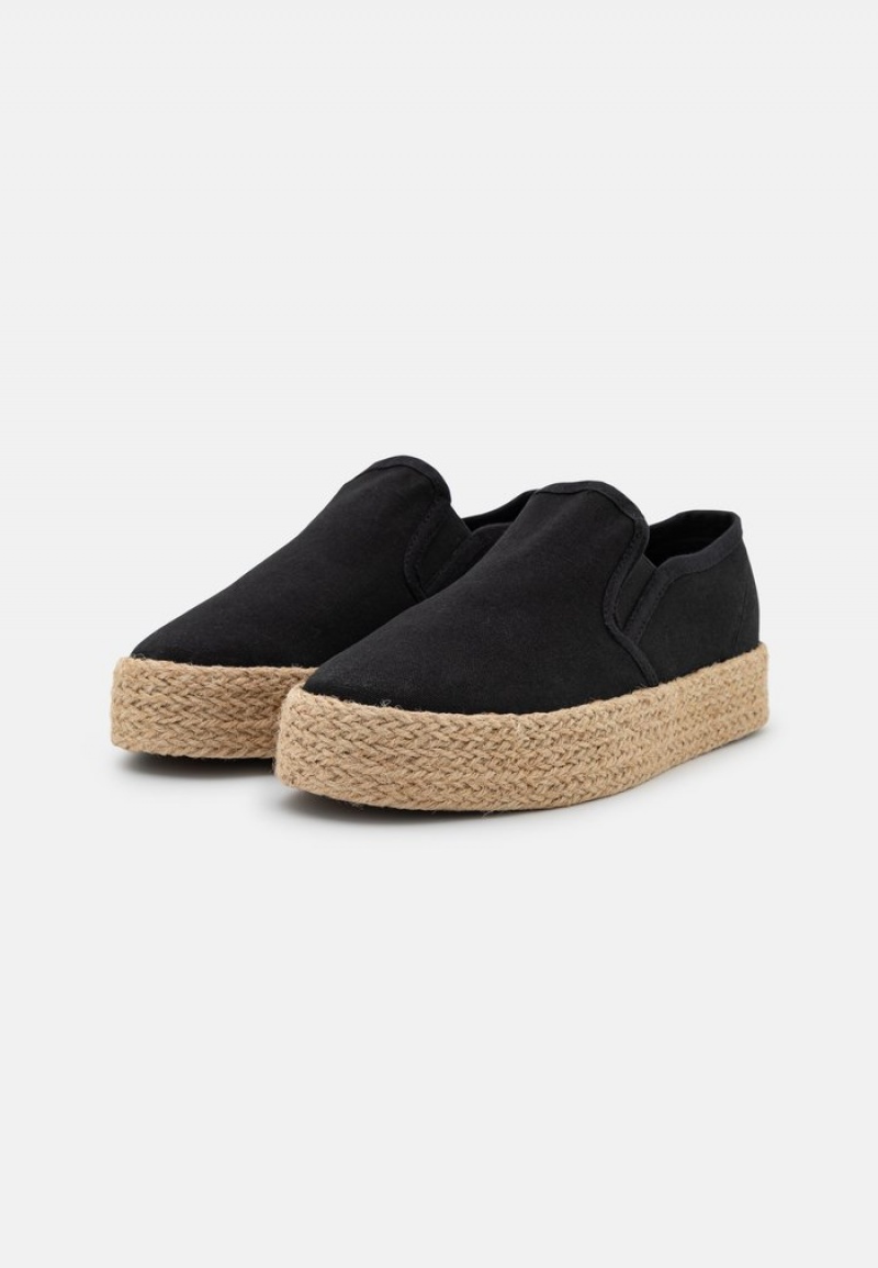 Anna Field Cheap Espadrilles Låga Skor Dam Svarta | SE-EYTWCI825