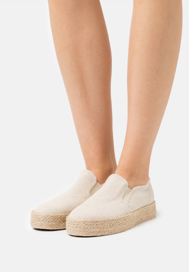 Anna Field Cheap Espadrilles Låga Skor Dam Beige | SE-IDGAWP379