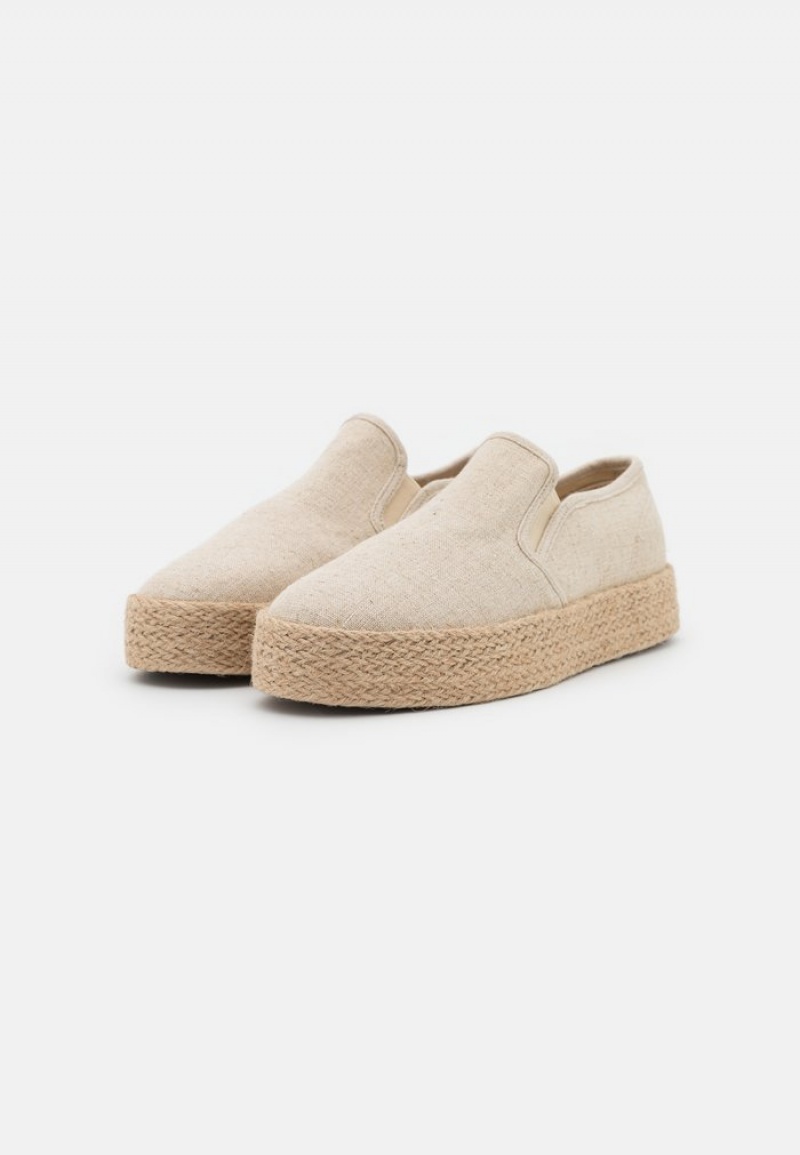 Anna Field Cheap Espadrilles Låga Skor Dam Beige | SE-IDGAWP379