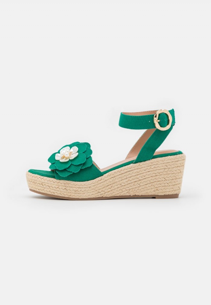 Anna Field Cheap Espadrilles Sandaler Dam Gröna | SE-EZYBPQ615