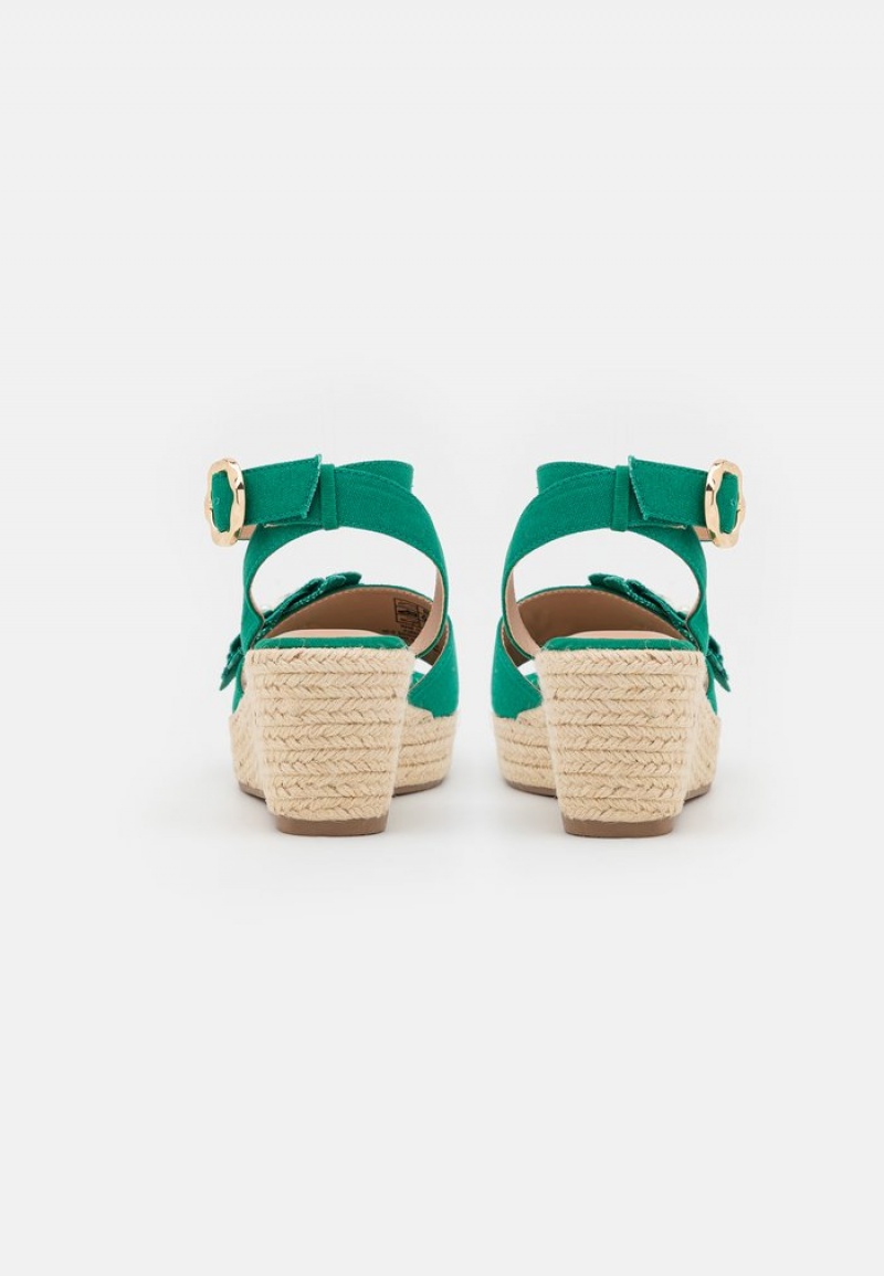 Anna Field Cheap Espadrilles Sandaler Dam Gröna | SE-EZYBPQ615