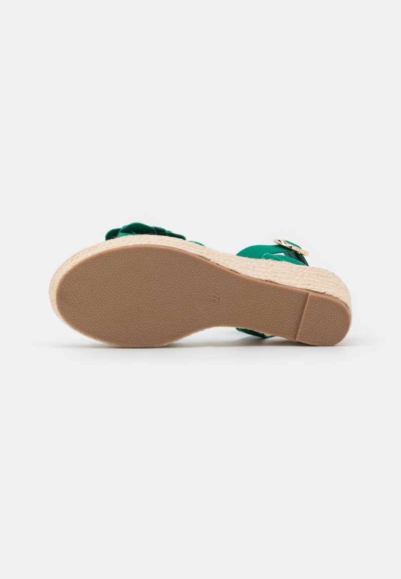 Anna Field Cheap Espadrilles Sandaler Dam Gröna | SE-EZYBPQ615