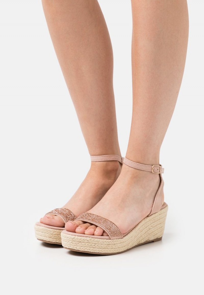 Anna Field Cheap Espadrilles Sandaler Dam Ljusrosa | SE-FUQKMS426