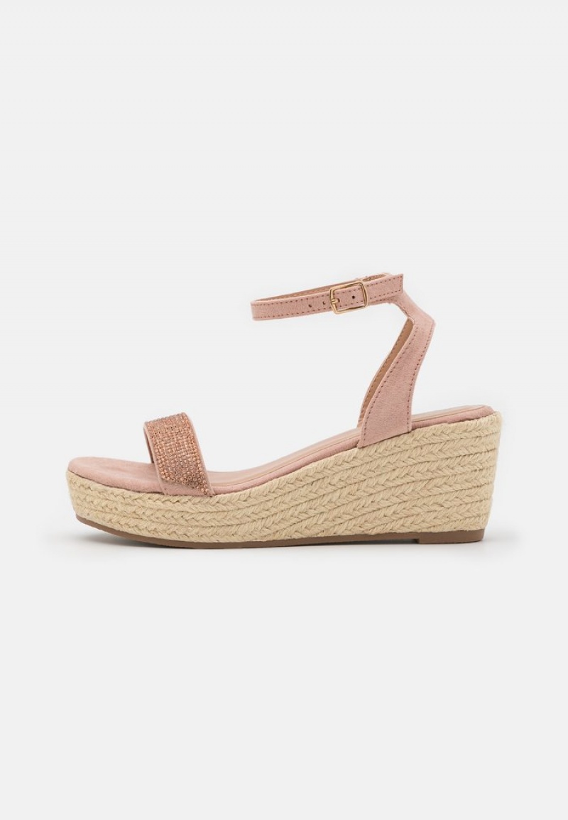 Anna Field Cheap Espadrilles Sandaler Dam Ljusrosa | SE-FUQKMS426