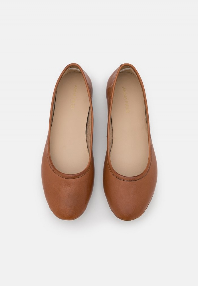 Anna Field Cheap Leather Ballet Pumps Ballerina Dam Bruna | SE-GMQYKC763