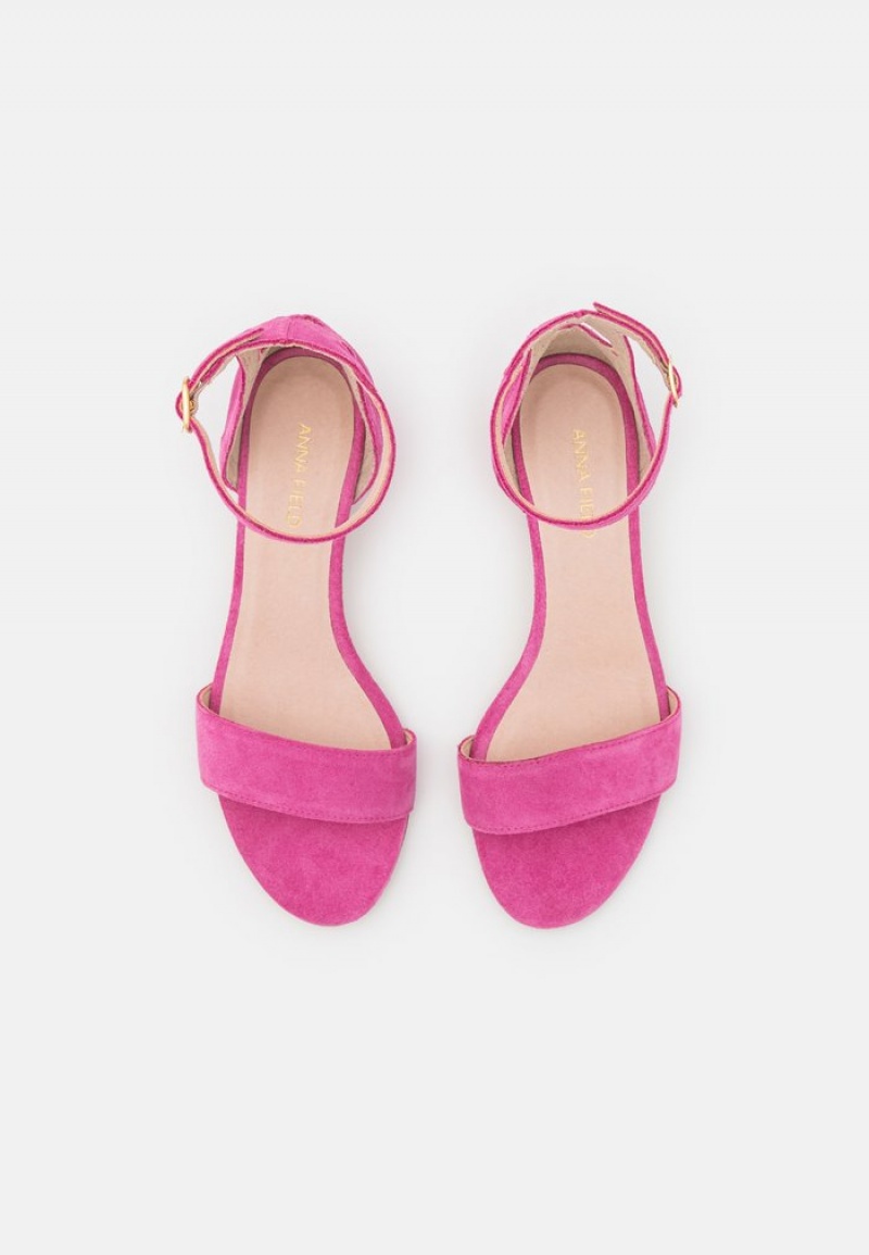 Anna Field Cheap Leather Sandaler Dam Rosa | SE-VTQHAX682