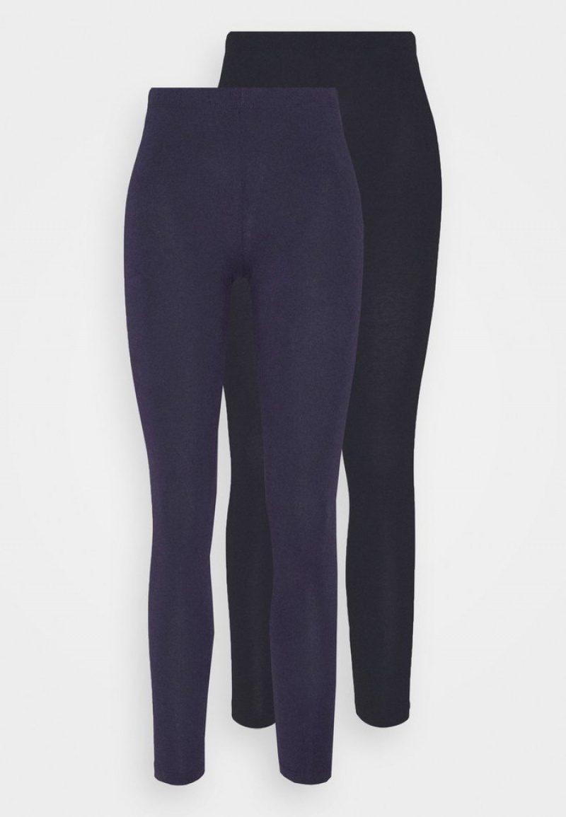 Anna Field Cheapest 2 Pack Leggings Långbyxor Dam Svarta | SE-TIDGXS237