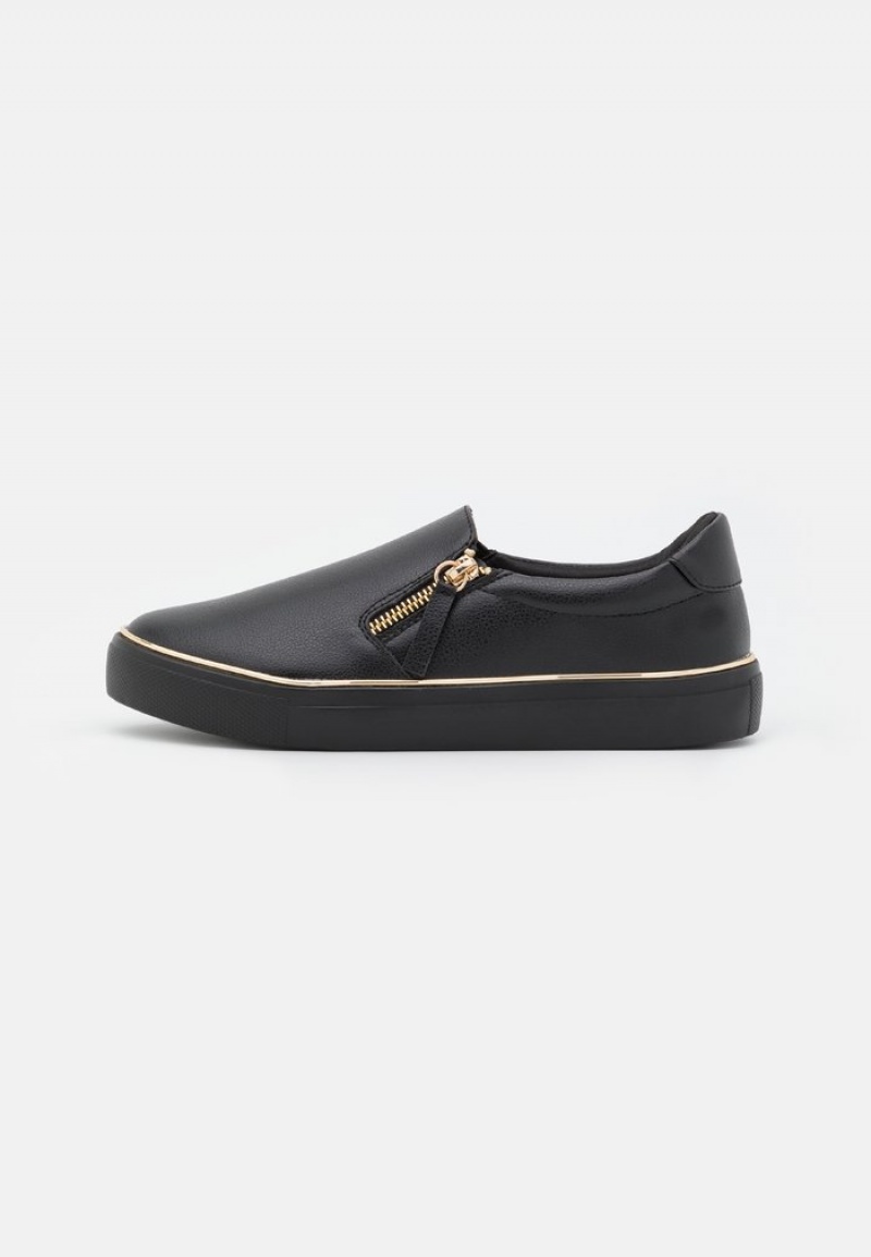 Anna Field Cheapest Bekvämlighet Slip-Ons Låga Skor Dam Svarta | SE-EJCNGI512