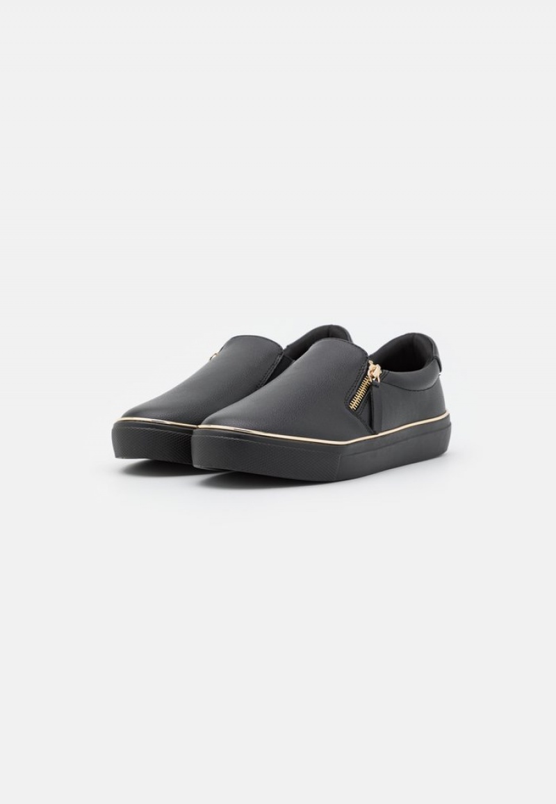 Anna Field Cheapest Bekvämlighet Slip-Ons Låga Skor Dam Svarta | SE-EJCNGI512