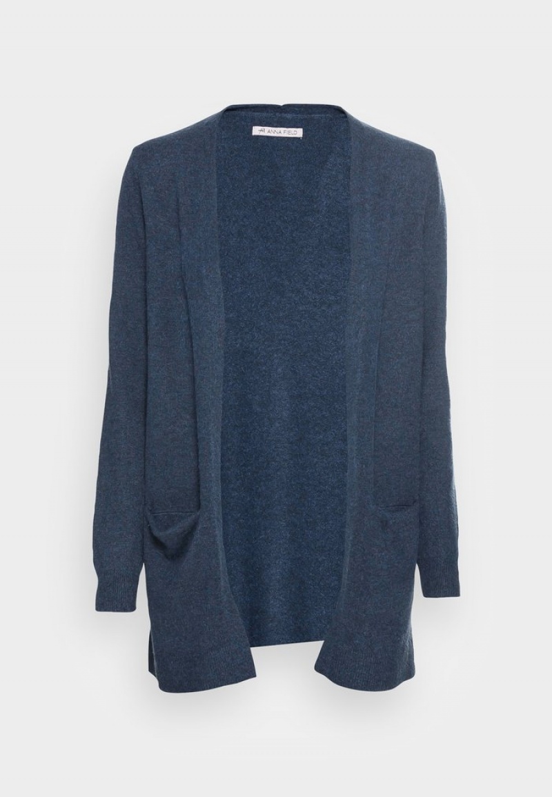 Anna Field Cheapest Cardigan Pullover Dam Mörkblå | SE-FZXOKW453