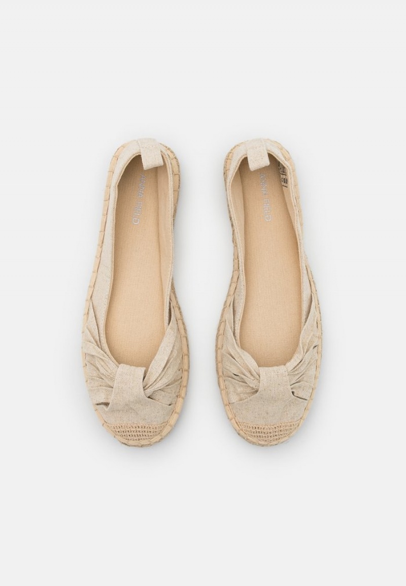 Anna Field Cheapest Espadrilles Ballerina Dam Beige | SE-THBCPU129