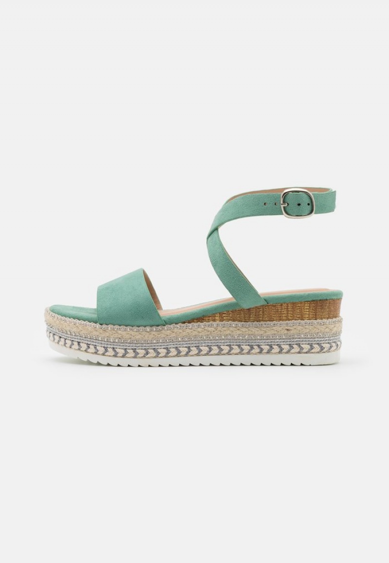 Anna Field Cheapest Espadrilles Sandaler Dam Mintgröna | SE-EMIVXD231