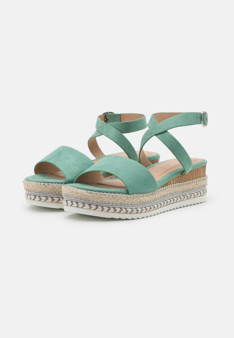 Anna Field Cheapest Espadrilles Sandaler Dam Mintgröna | SE-EMIVXD231