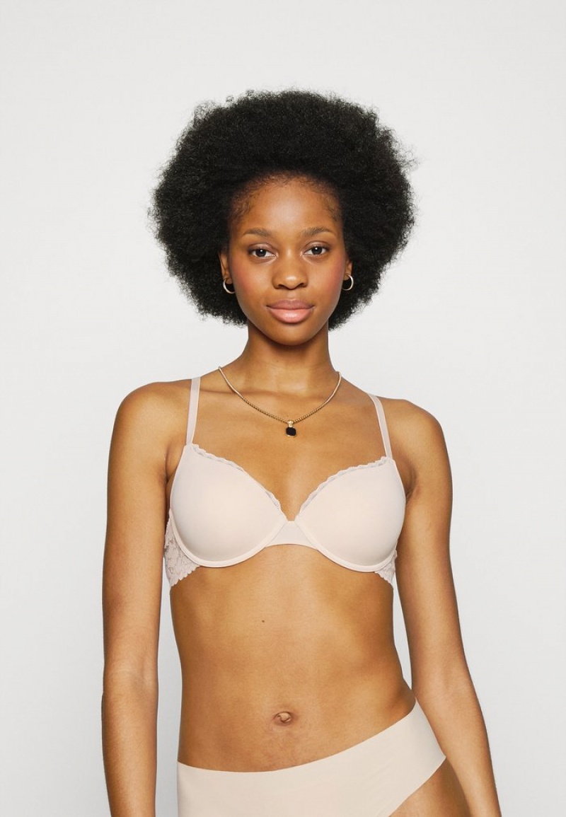 Anna Field Cheapest Luca 2Pp Tshirt Bra Triangle BH Dam Rosa | SE-IQFWPX081